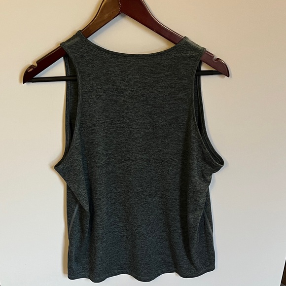Nike Women's Charcoal Muscle Tee - Picture 4 of 4
